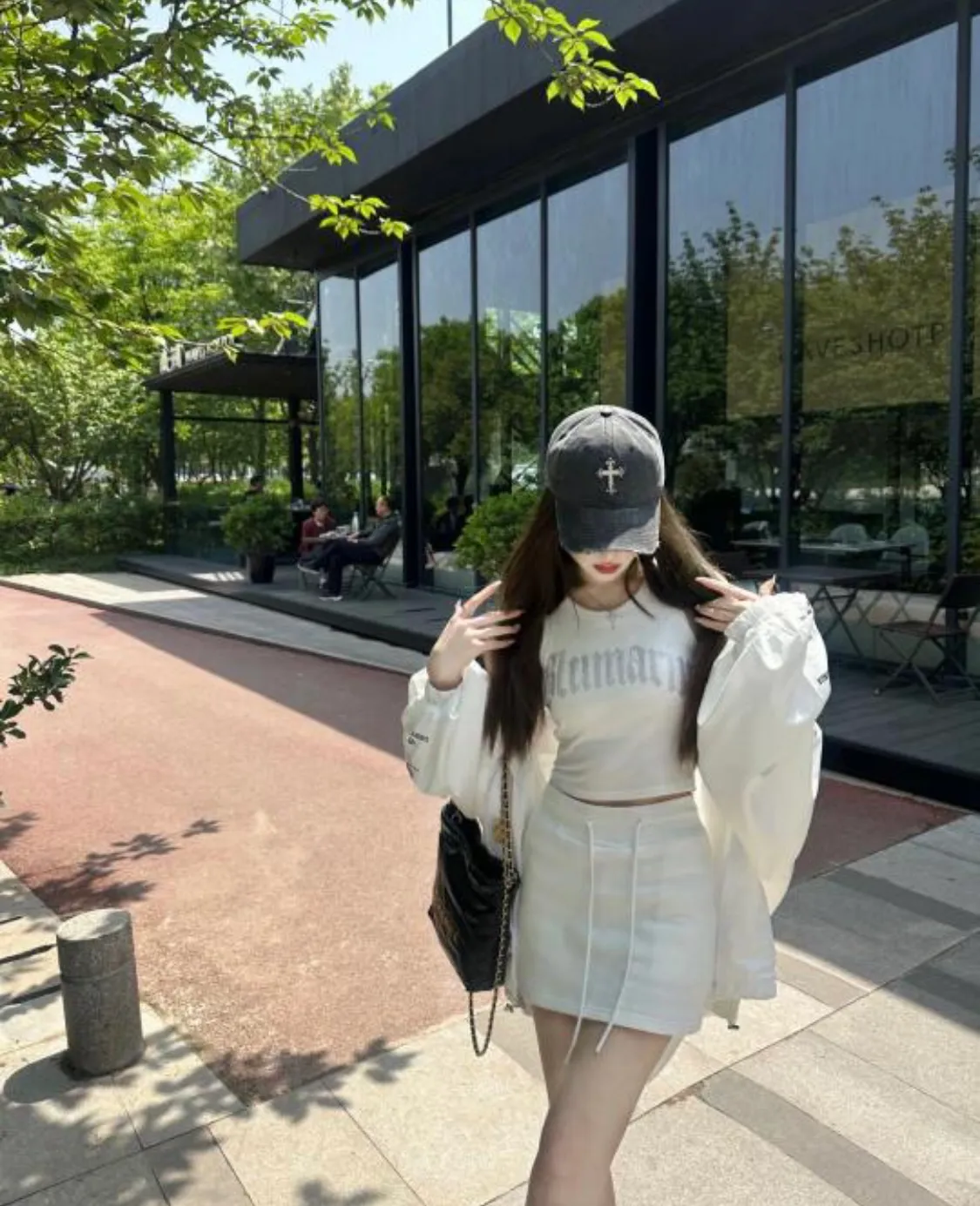 Welcome to inquire, Crow Heart Explosion single style distressed hole baseball cap